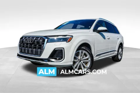 White 2025 Audi Q7 55 Premium Plus for sale in Marietta, GA