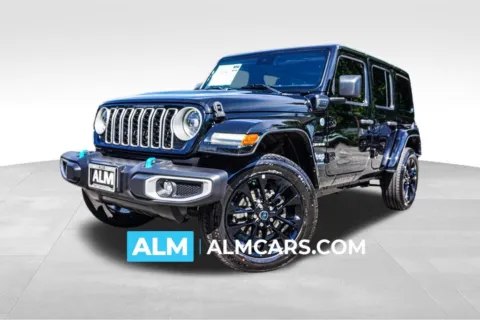 Black 2024 Jeep Wrangler Sahara 4xe for sale in Marietta, GA
