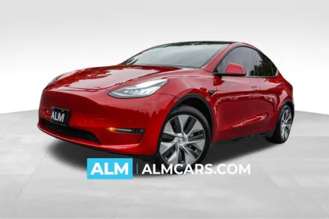 Red 2020 Tesla Model Y Long Range for sale in Marietta, GA