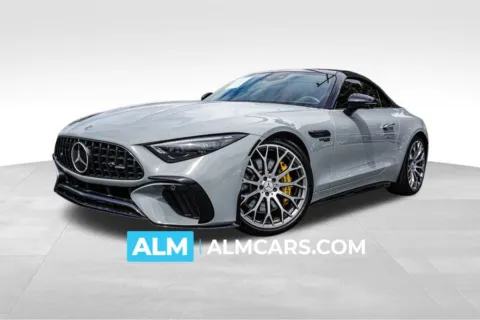 Gray 2022 Mercedes-Benz SL-Class SL 63 AMG for sale in Marietta, GA