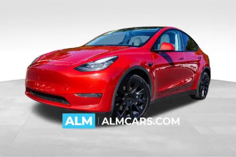 Red 2020 Tesla Model Y Long Range for sale in Marietta, GA