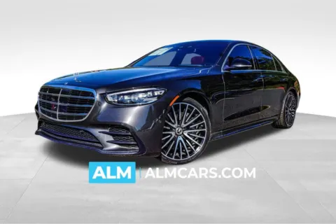 Gray 2021 Mercedes-Benz S-Class S 580 for sale in Marietta, GA