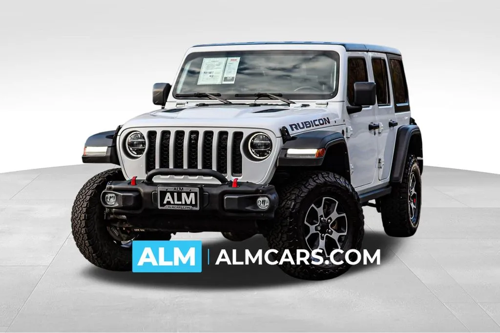 Silver 2022 Jeep Wrangler Unlimited Rubicon for sale in Newnan, GA
