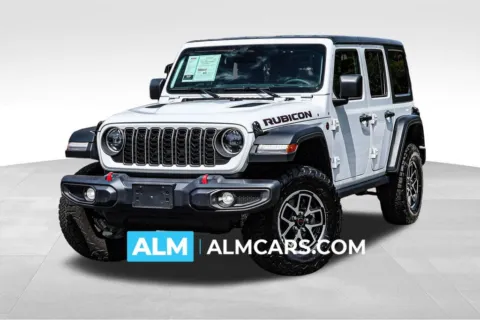 White 2025 Jeep Wrangler Rubicon/MT Certified/Preferred Package 22R for sale in Newnan, GA