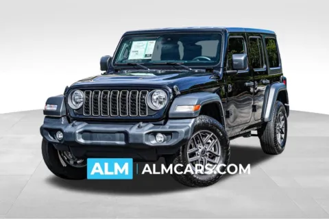 Black 2025 Jeep Wrangler Sport S/MT Certified/Preferred Package 22S for sale in Newnan, GA