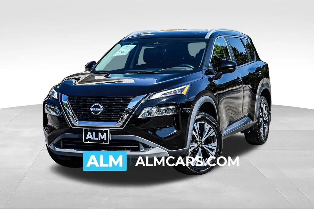 Black 2022 Nissan Rogue SV for sale in Newnan, GA