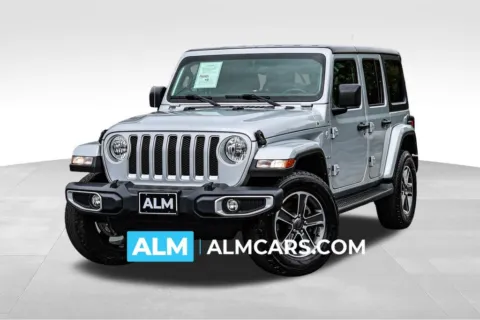 Silver 2023 Jeep Wrangler Sahara for sale in Newnan, GA