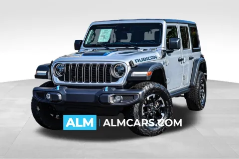Silver 2024 Jeep Wrangler Rubicon 4xe for sale in Newnan, GA