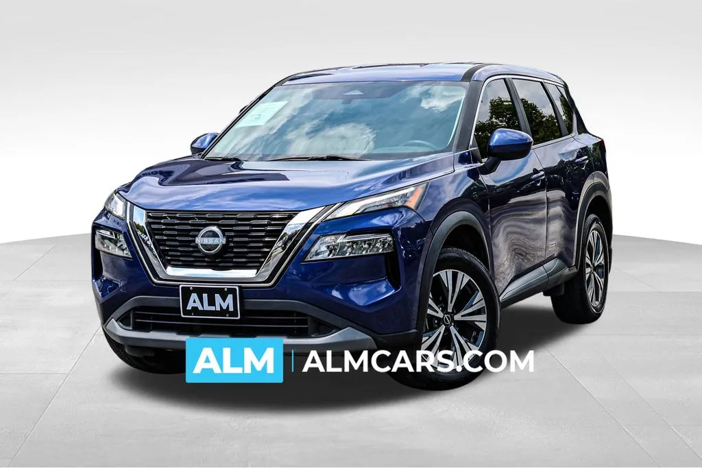 Blue 2023 Nissan Rogue SV for sale in Newnan, GA