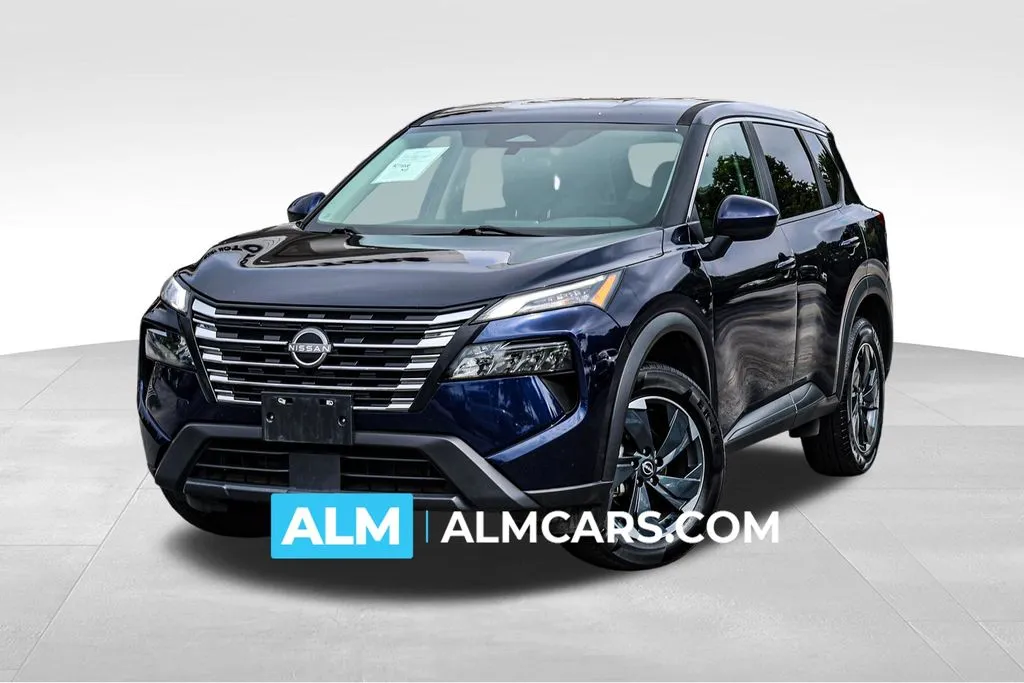 Blue 2024 Nissan Rogue SV for sale in Newnan, GA