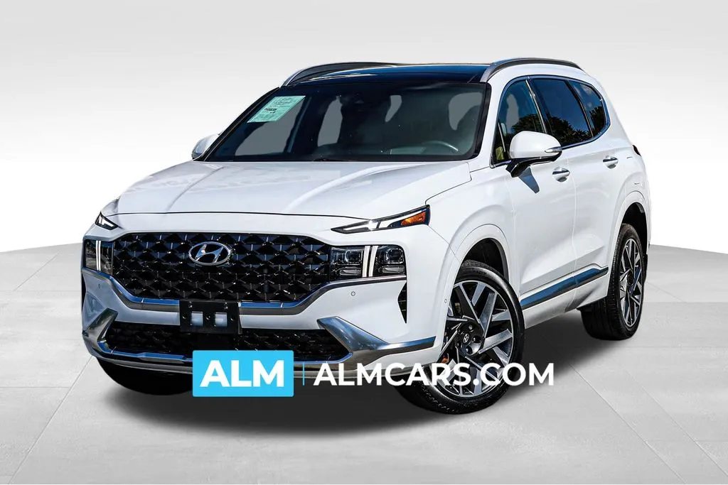 White 2023 Hyundai Santa Fe Calligraphy for sale in Newnan, GA