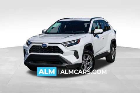 White 2024 Toyota RAV4 Hybrid LE for sale in Newnan, GA