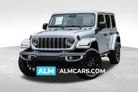 Silver 2024 Jeep Wrangler Sahara 4xe for sale in Newnan, GA