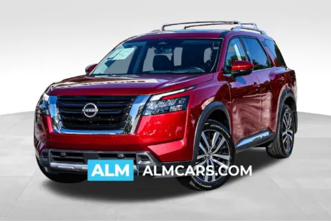 Red 2025 Nissan Pathfinder Platinum for sale in Newnan, GA