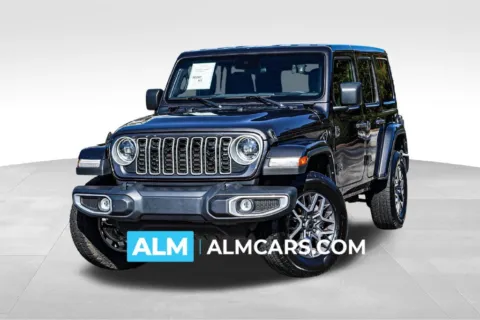 Gray 2025 Jeep Wrangler Sahara for sale in Newnan, GA