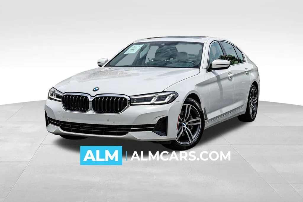 White 2022 BMW 5 Series 530i xDrive for sale in Newnan, GA