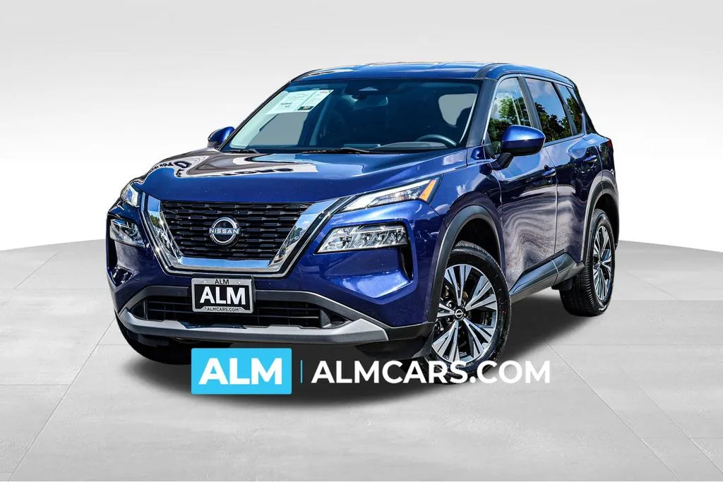 Blue 2023 Nissan Rogue SV for sale in Newnan, GA