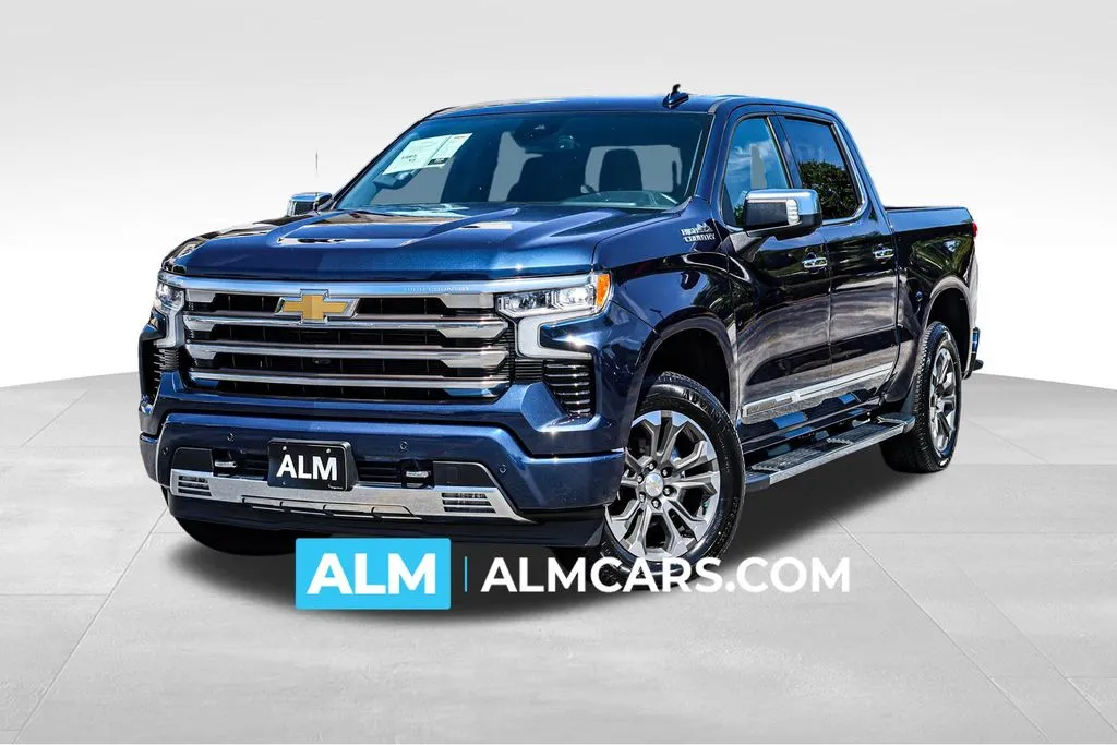 Blue 2022 Chevrolet Silverado 1500 High Country for sale in Newnan, GA