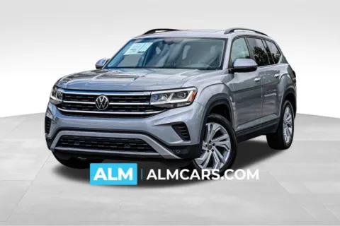 Black 2022 Volkswagen Atlas 3.6L V6 SE w/Technology for sale in Newnan, GA