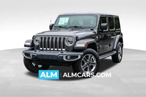 Gray 2021 Jeep Wrangler Unlimited Sahara for sale in Newnan, GA