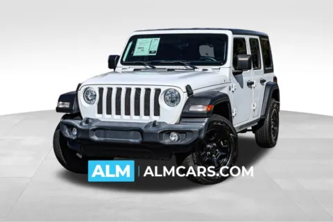 White 2021 Jeep Wrangler Unlimited Sport for sale in Newnan, GA