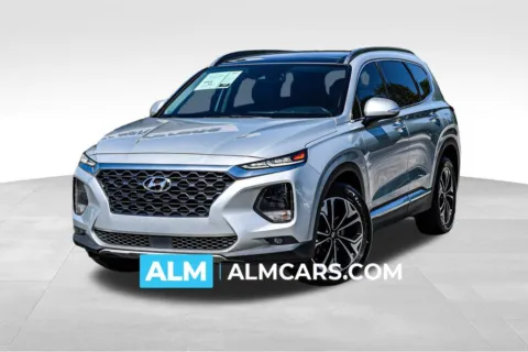 Silver 2019 Hyundai Santa Fe Limited for sale in Newnan, GA