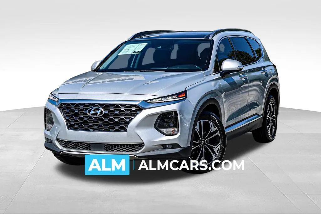 Silver 2019 Hyundai Santa Fe Limited for sale in Newnan, GA