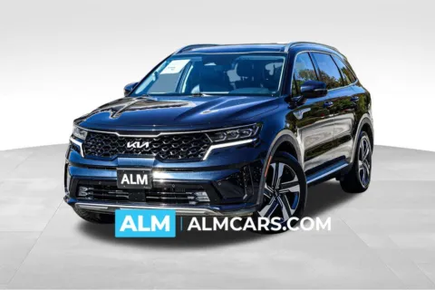 Blue 2022 Kia Sorento Plug-In Hybrid SX for sale in Newnan, GA