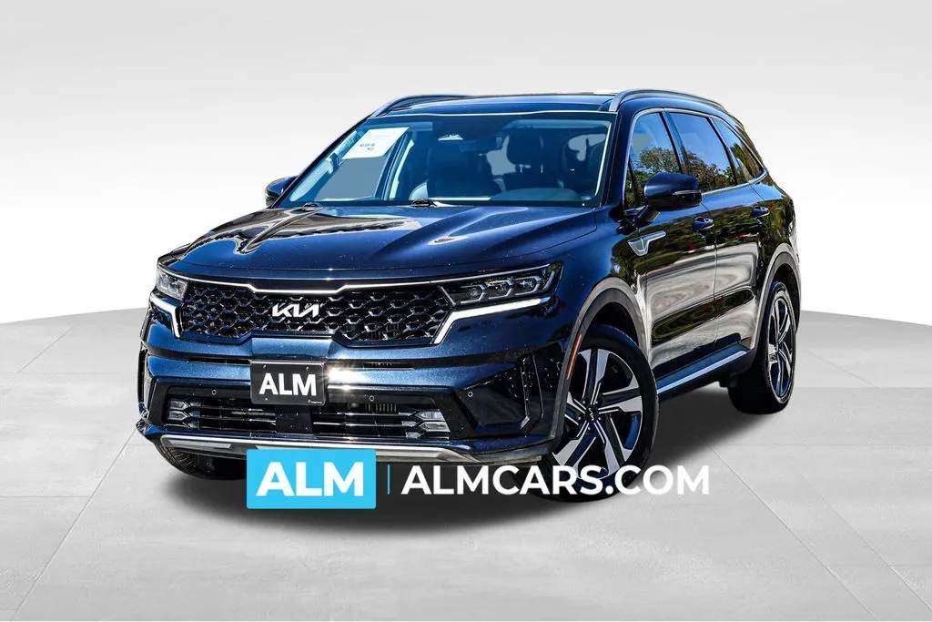 Blue 2022 Kia Sorento Plug-In Hybrid SX for sale in Newnan, GA