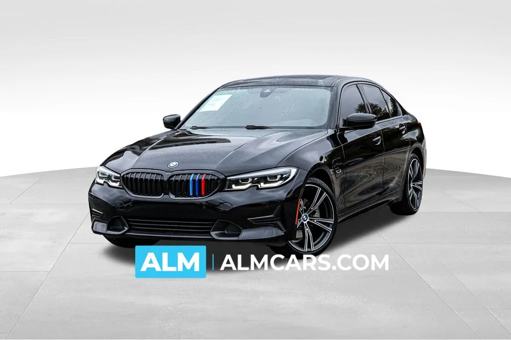 Black 2022 BMW 3 Series 330e iPerformance for sale in Newnan, GA