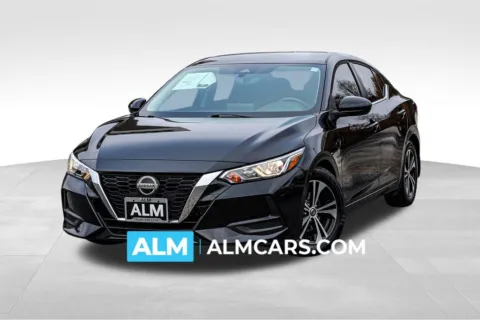 Black 2021 Nissan Sentra SV for sale in Newnan, GA