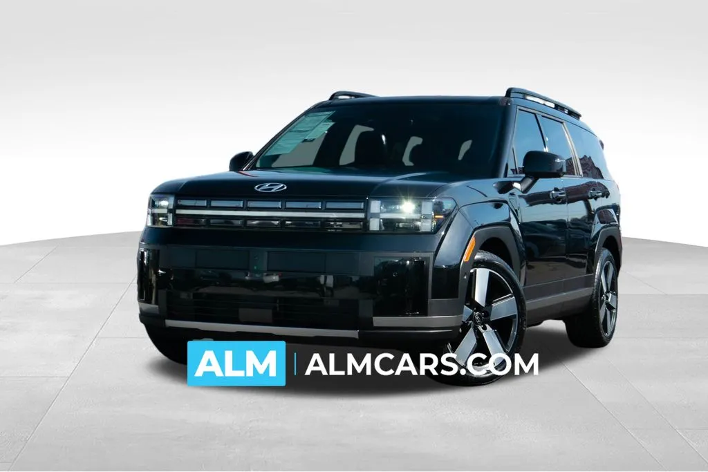 Black 2024 Hyundai Santa Fe Hybrid Limited for sale in Roswell, GA