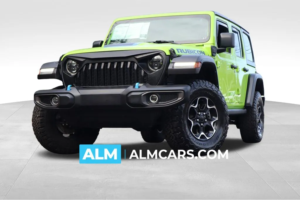 Green 2021 Jeep Wrangler Unlimited Rubicon 4xe for sale in Roswell, GA