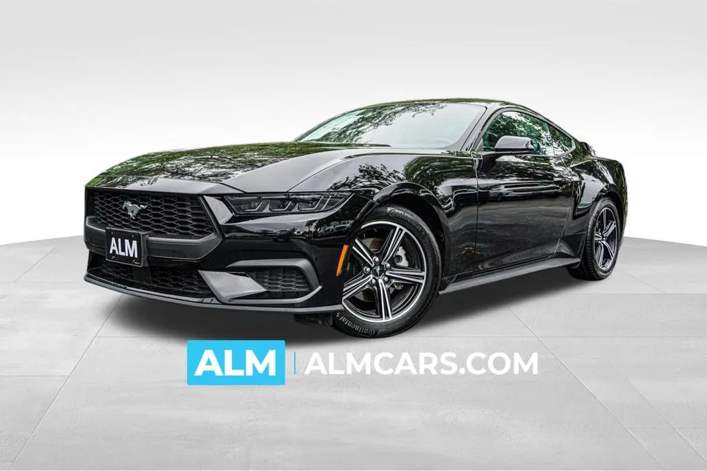 Black 2025 Ford Mustang EcoBoost Premium for sale in Roswell, GA