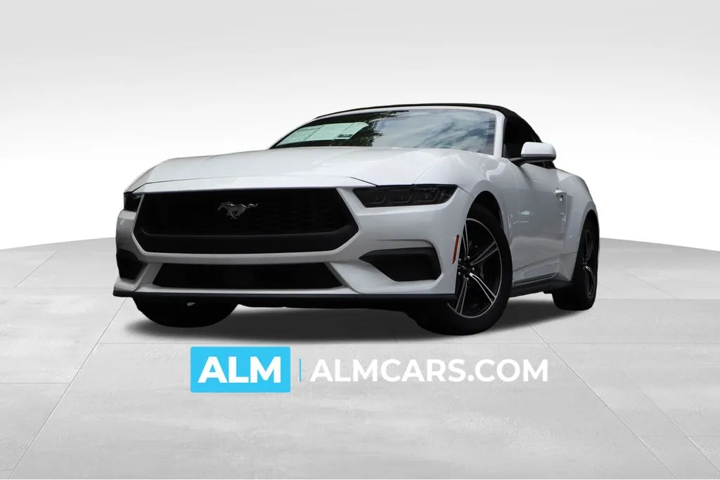 White 2025 Ford Mustang EcoBoost Premium for sale in Roswell, GA