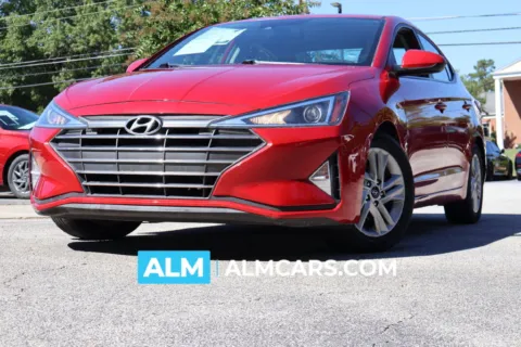 Red 2020 Hyundai Elantra SEL for sale in Roswell, GA