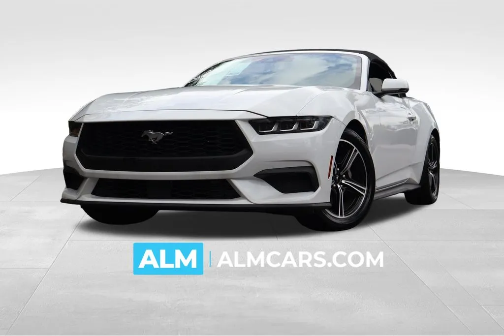 White 2024 Ford Mustang EcoBoost Premium for sale in Roswell, GA