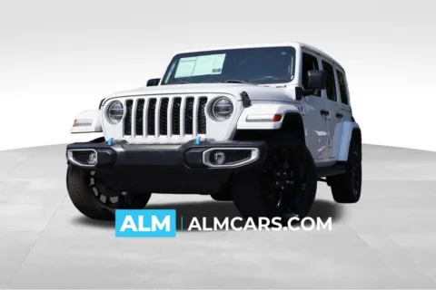 White 2022 Jeep Wrangler Unlimited Sahara 4xe for sale in Roswell, GA