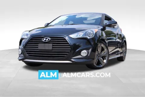 Black 2015 Hyundai Veloster Turbo for sale in Roswell, GA