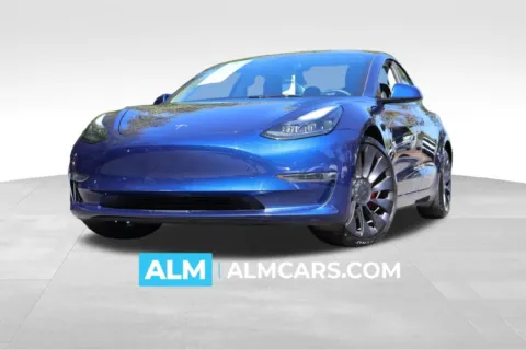 Blue 2023 Tesla Model 3 Performance for sale in Roswell, GA