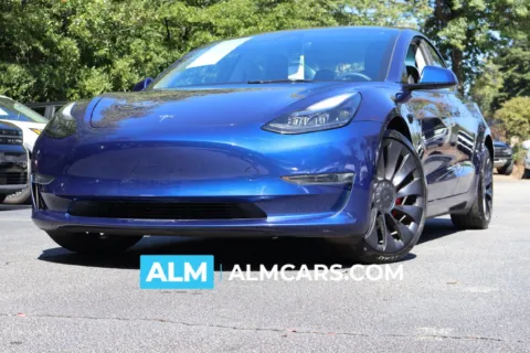 Blue 2023 Tesla Model 3 Performance for sale in Roswell, GA