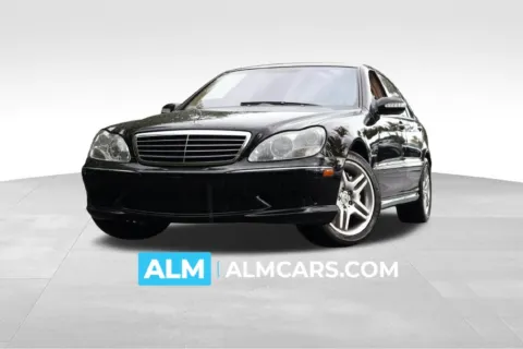 Black 2003 Mercedes-Benz S-Class S 55 AMG for sale in Roswell, GA