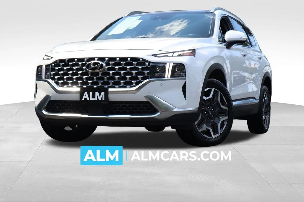 White 2023 Hyundai Santa Fe Limited for sale in Roswell, GA