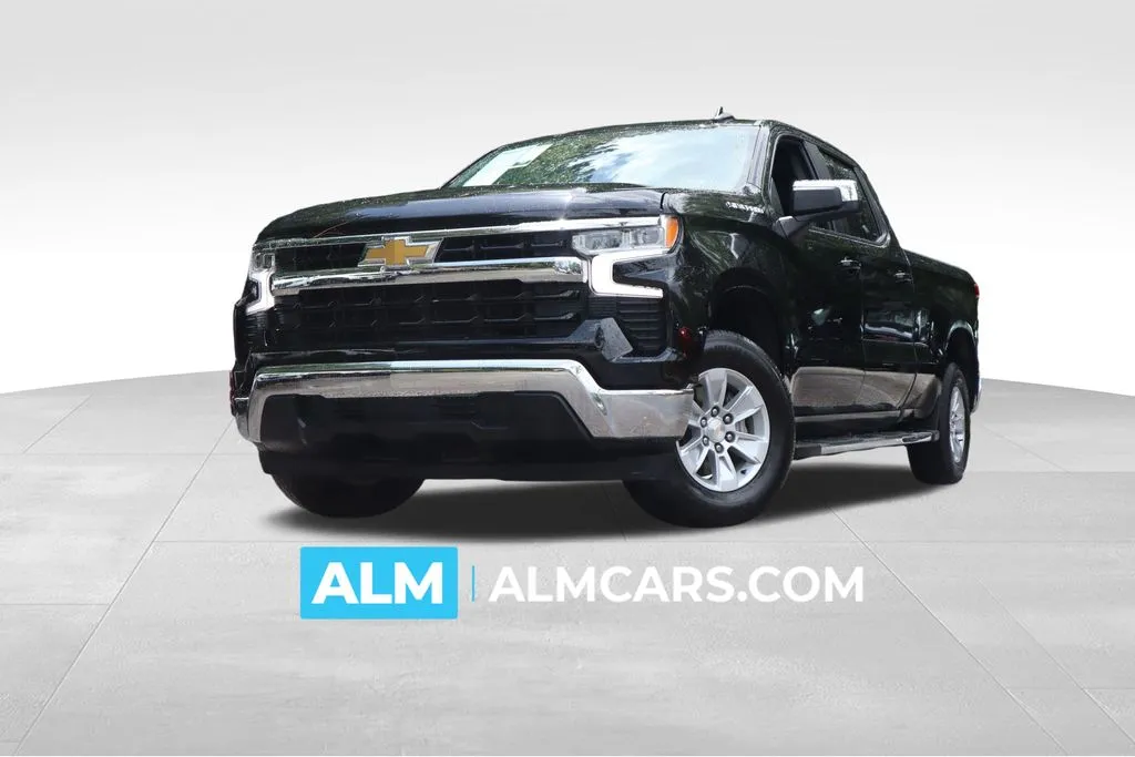 Black 2024 Chevrolet Silverado 1500 LT for sale in Roswell, GA