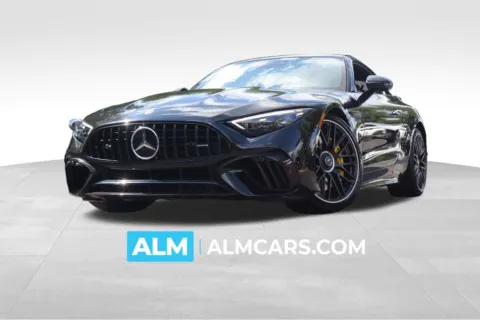 Black 2022 Mercedes-Benz SL-Class SL 55 AMG for sale in Roswell, GA