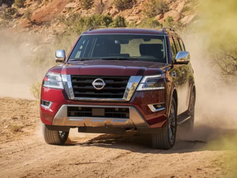 Silver 2023 Nissan Armada SV for sale in Roswell, GA