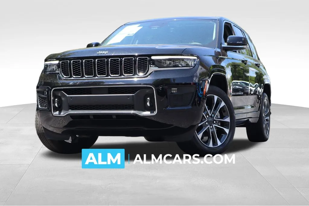 Black 2023 Jeep Grand Cherokee Overland for sale in Roswell, GA