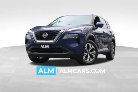 Blue 2021 Nissan Rogue SV for sale in Roswell, GA