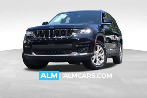 Black 2021 Jeep Grand Cherokee L Limited for sale in Roswell, GA