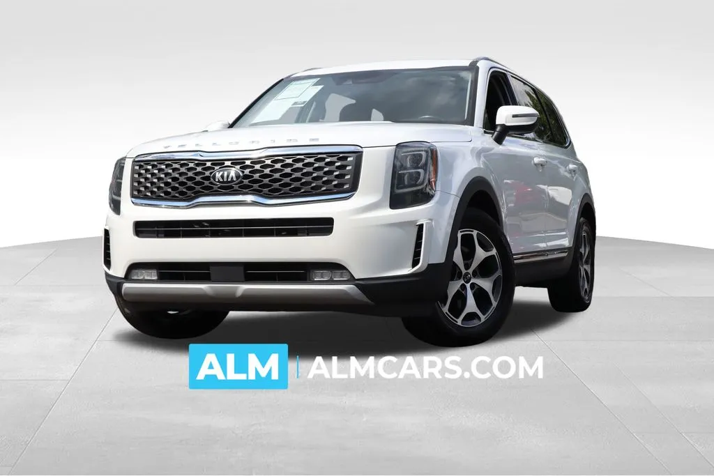 White 2021 Kia Telluride EX for sale in Roswell, GA